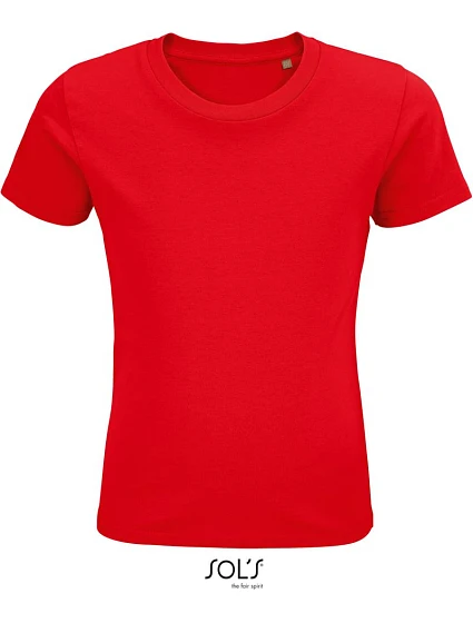 SOL'S Pioneer Kids Dětské tričko z bio bavlny 25.3578 red SOL'S Pioneer Kids Dětské tričko z bio bavlny 25.3578 red