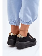 Dámské tenisky na platformě Lee Cooper LCW-26-44-4476 Černé Dámské tenisky na platformě Lee Cooper LCW-26-44-4476 Černé