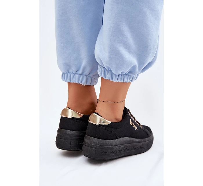 Dámské tenisky na platformě Lee Cooper LCW-26-44-4476 Černé Dámské tenisky na platformě Lee Cooper LCW-26-44-4476 Černé
