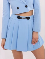 Spódnica MI SD model 20831801 jasny niebieski - FPrice Spódnica MI SD model 20831801 jasny niebieski - FPrice