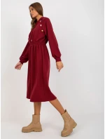 Dámské šaty RV SK 8336 kaštanové