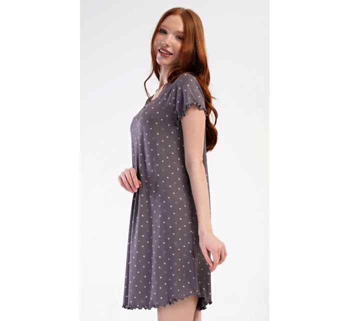 Dámská noční košile s krátkým rukávem Samanta Dámská noční košile s krátkým rukávem Samanta