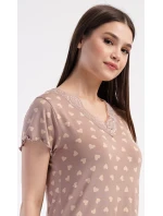 Dámská noční košile s krátkým rukávem model 21345616 - Vienetta