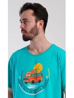 Pánská noční košile s krátkým rukávem Adventure Pánská noční košile s krátkým rukávem Adventure