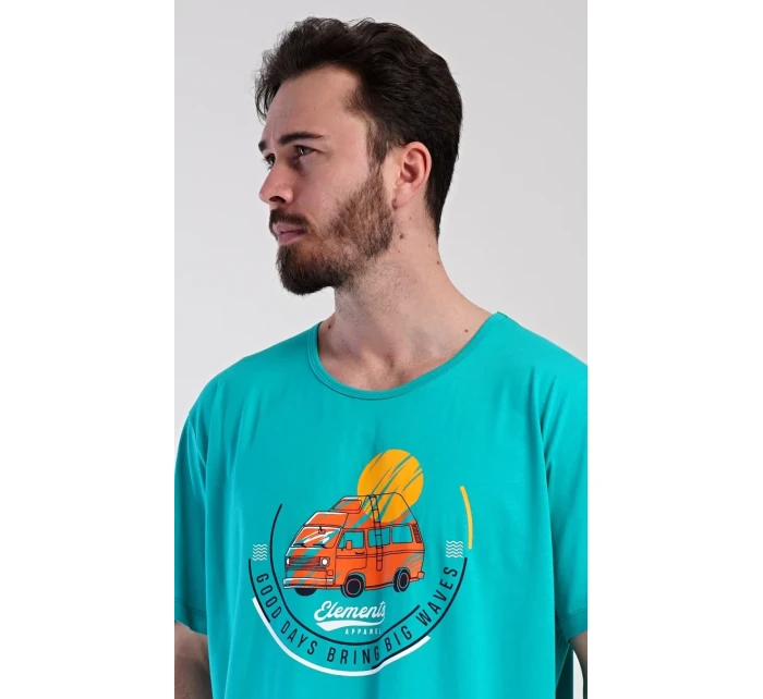 Pánská noční košile s krátkým rukávem Adventure Pánská noční košile s krátkým rukávem Adventure