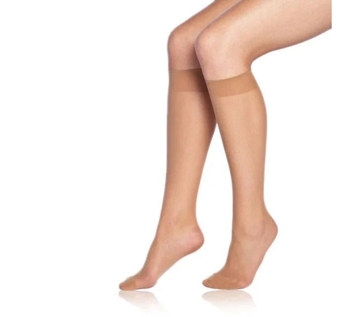 Dámské matné silonkové podkolenky DIE PASST KNEE-HIGHS 20 DEN - BELLINDA - amber Dámské matné silonkové podkolenky DIE PASST KNEE-HIGHS 20 DEN - BELLINDA - amber