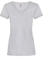 LadyFit Valueweight VNeck T Dámské tričko s výstřihem do V model 22444721 heather grey - Fruit of the Loom LadyFit Valueweight VNeck T Dámské tričko s výstřihem do V model 22444721 heather grey - Fruit of the Loom