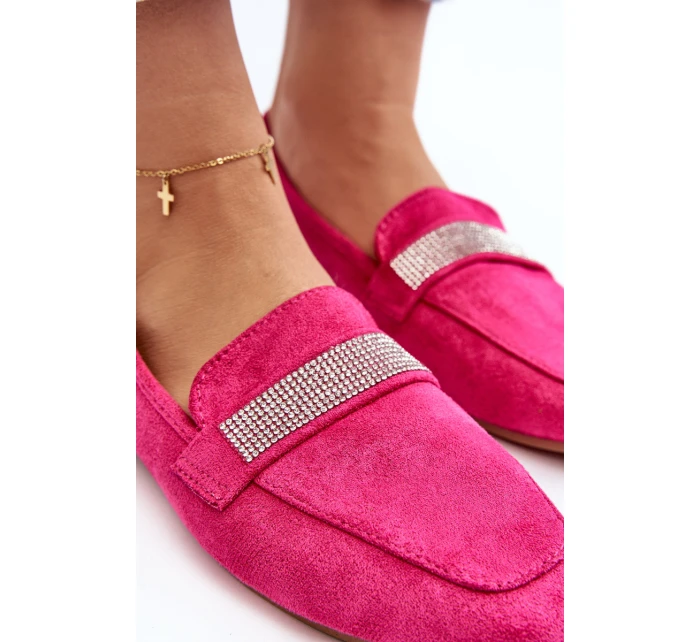 Dámské mokasíny s cirkony Fuchsie Ralrika Dámské mokasíny s cirkony Fuchsie Ralrika