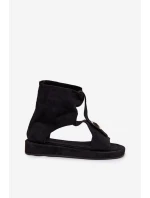 Dámské sandály s horní částí Černé model 21937516 - Boto