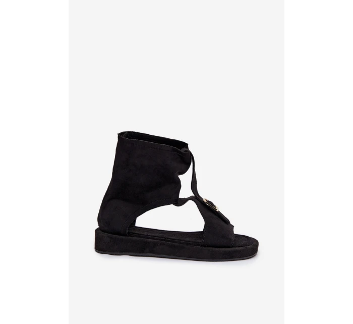 Dámské sandály s horní částí Černé model 21937516 - Boto
