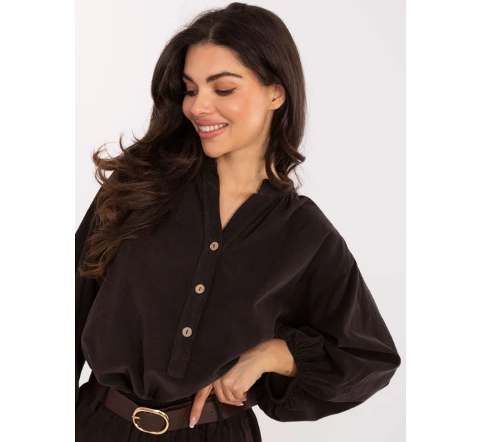 Koszula IT KS model 21722865 ciemny brązowy - FPrice