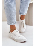 Zateplené Dámské Tenisky Big Star Bílé