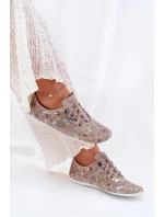 Dámské polobotky z přírodní kůže Artiker – béžové Dámské polobotky z přírodní kůže Artiker – béžové