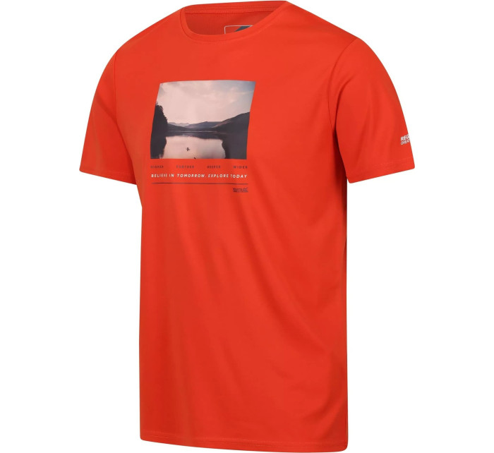 Pánské tričko Regatta Fingal VII RMT272-33L oranžové