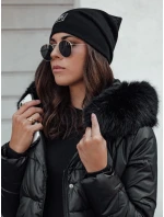 Dámská zimní bunda dlouhá prošívaná s kožešinou černá Dstreet model 21980681 - FashionStreet