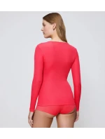 Beauty Layers Top Scoop Neck - ORANGE - TRIUMPH ORANGE - TRIUMPH