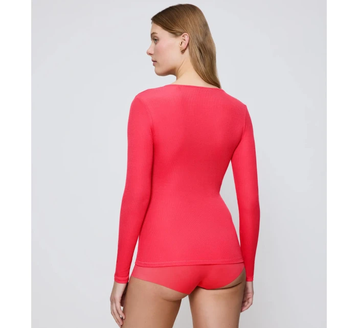 Beauty Layers Top Scoop Neck - ORANGE - TRIUMPH ORANGE - TRIUMPH