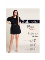 Gabriella 161 Rubens Plus Size punčocháče 20 den 7-3XL