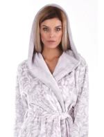 Flora s kapucí model 20647525 grey vzor - Vestis
