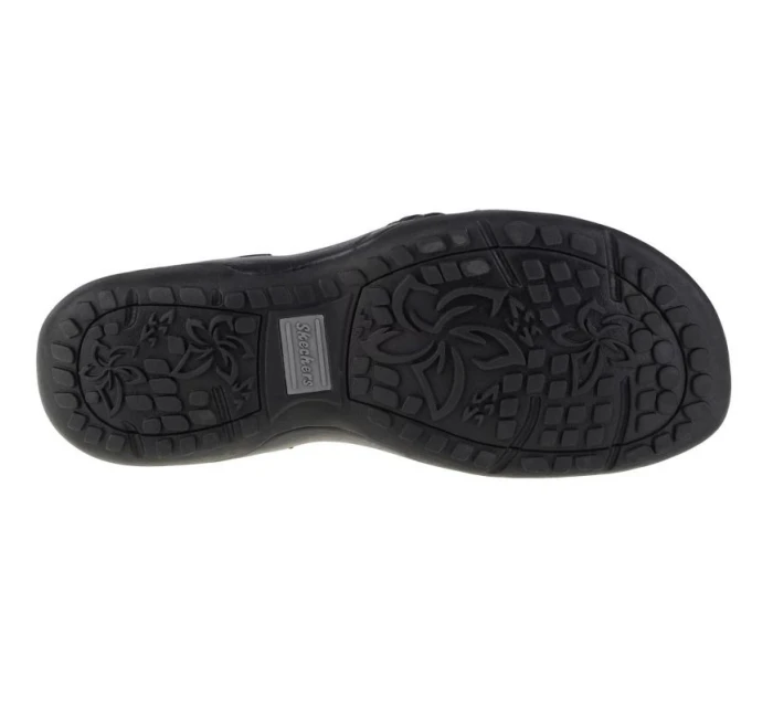 Skechers Reggae Slim Simply Stretch Sandály 163023-BLK Black 36