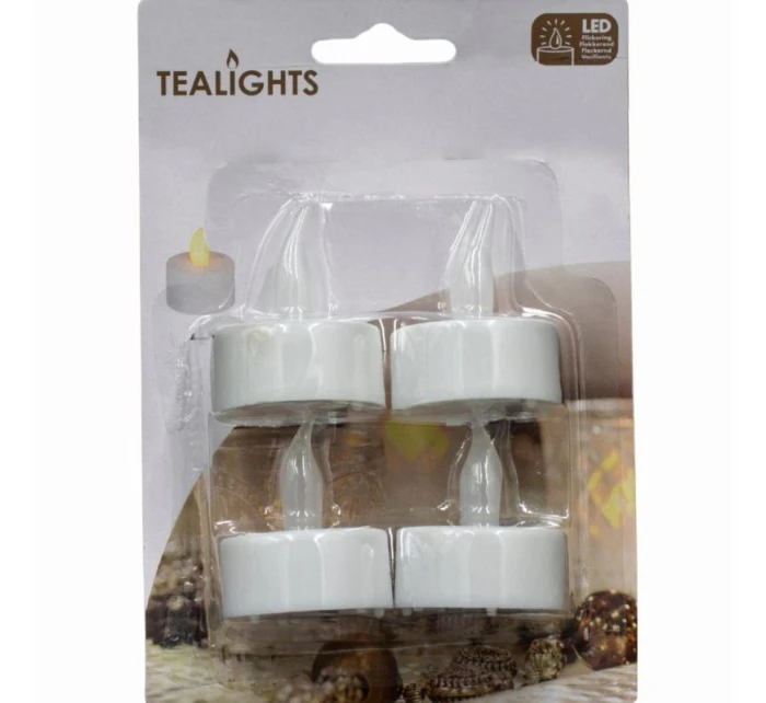 SADA 4 ČAJOVÝCH SVÍČEK