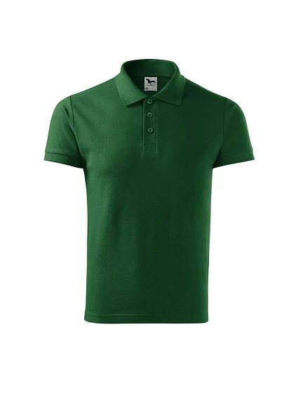 Bavlněná polokošile M model 20296828 lahvově zelená - Malfini