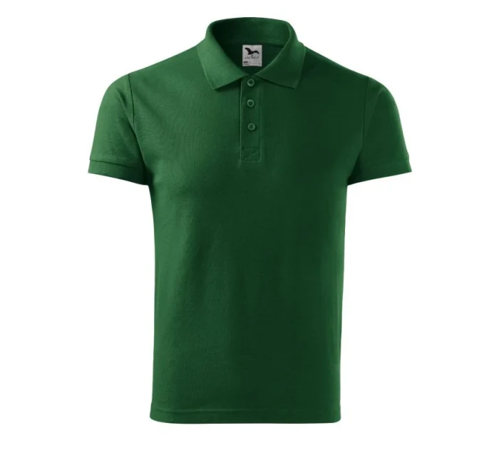 Bavlněná polokošile M model 20296828 lahvově zelená - Malfini