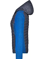 JN Dámská pletená hybridní bunda 02.0 royal melange/anthracite melange model 22528911 - Daiber JN Dámská pletená hybridní bunda 02.0 royal melange/anthracite melange model 22528911 - Daiber