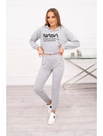 Šedá sada s potiskem Šedá sada s potiskem