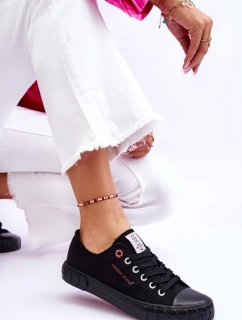 Klasické dámské tenisky model 21613023 Černe - Cross Jeans