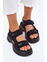 Dámské Sandály Se Zlatými Černé model 21701759 - EVENTO