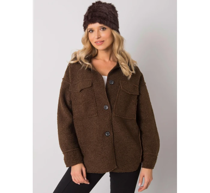 Dámská čepice AT CZ 16801 tmavě hnědá Dámská čepice AT CZ 16801 tmavě hnědá