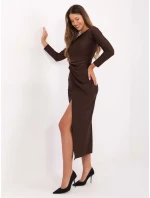 Sukienka IT SK model 21314489 ciemny brązowy - FPrice