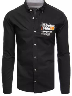 Černá pánská košile Dstreet DX2285