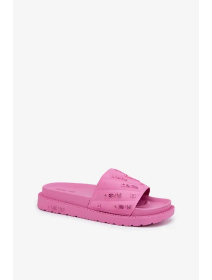 Dámské pantofle na platformě Big Star – růžové Dámské pantofle na platformě Big Star – růžové