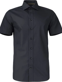 J.Harvest & Frost YB 50 S/S Regular Men Keprová košile s krátkým rukávem 63.5011 black
