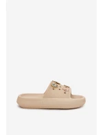 Dámské Pěnové Pantofle S Béžové model 21697199 - VINCEZA