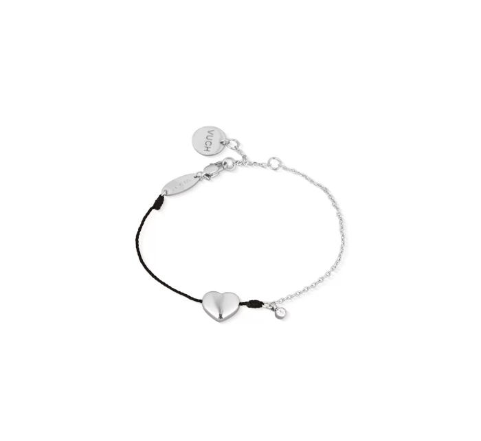 Náramek VUCH Shiny Heart Black Náramek VUCH Shiny Heart Black