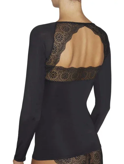 Dámské tričko s dlouhým rukávem model 18422173 černá - Ysabel Mora Dámské tričko s dlouhým rukávem model 18422173 černá - Ysabel Mora