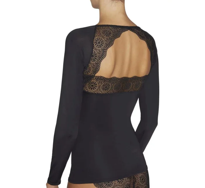 Dámské tričko s dlouhým rukávem model 18422173 černá - Ysabel Mora Dámské tričko s dlouhým rukávem model 18422173 černá - Ysabel Mora