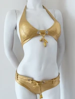 Dámské plavky zlaté In model 21949080 - In-style Fashion