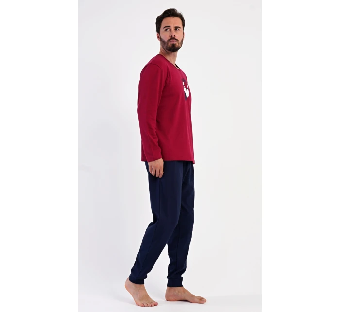 Pánské pyžamo dlouhé Bowling