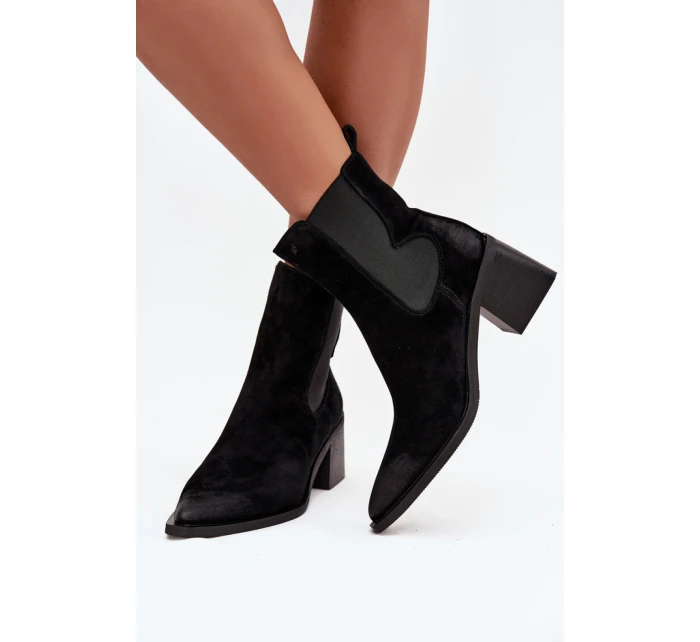 Boty na podpatku  model 218704 Step in style