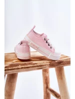 Dětské látkové tenisky BIG STAR model 21594682 Růžová - Big Star Shoes Dětské látkové tenisky BIG STAR model 21594682 Růžová - Big Star Shoes