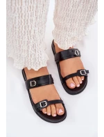 Dámské Sandály S Přezkami Černé model 21700018 - Boto Dámské Sandály S Přezkami Černé model 21700018 - Boto