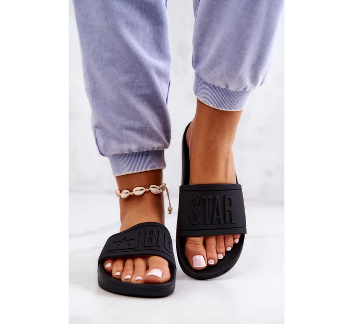 Dámské Nazouváky Big Star Černé DD274A271 Dámské Nazouváky Big Star Černé DD274A271