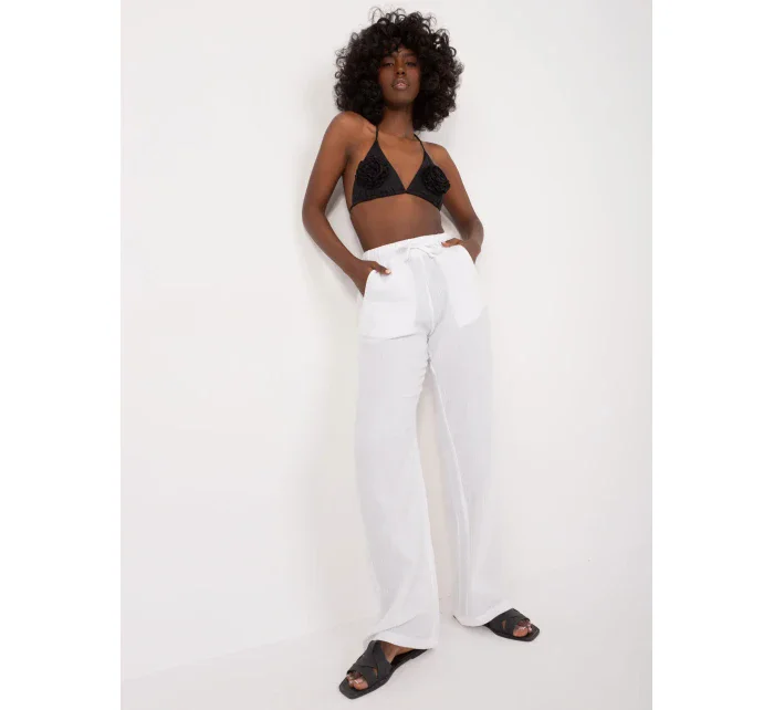 Spodnie model 20100886 biały - FPrice