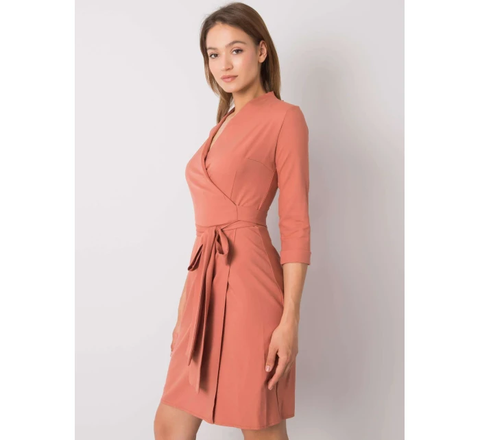 Šaty LK SK 507665.17P tmavě oranžová