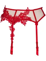 Podvazkový pás V-8862 červený - Axami