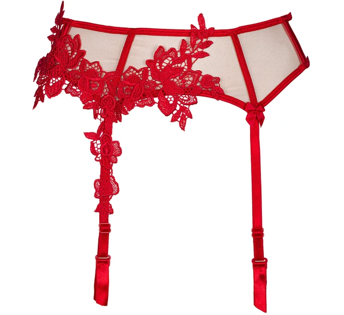 Podvazkový pás V-8862 červený - Axami